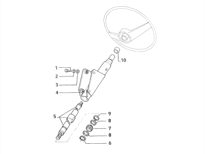 Steering gear assy.